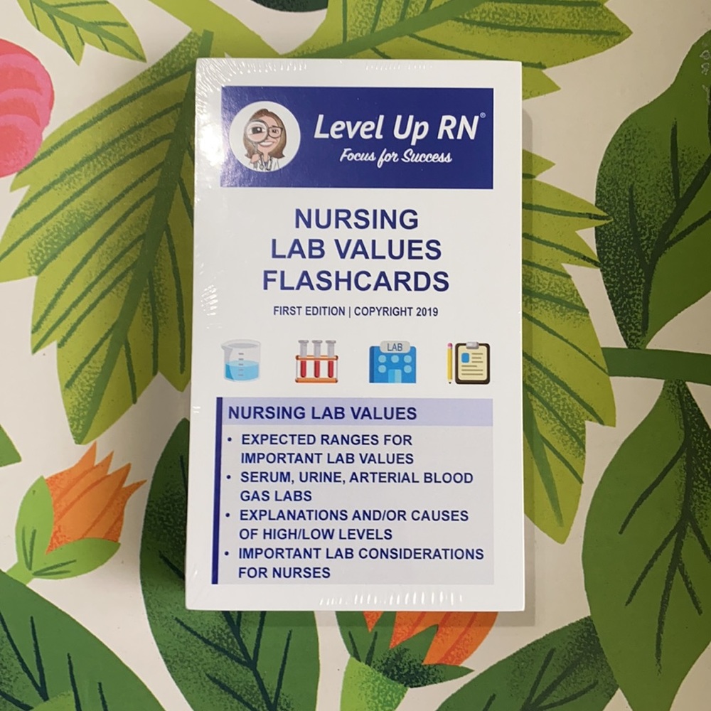 Levelup RN nursing flashcards